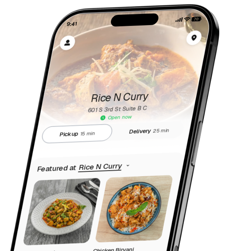 Rice N Curry app preview