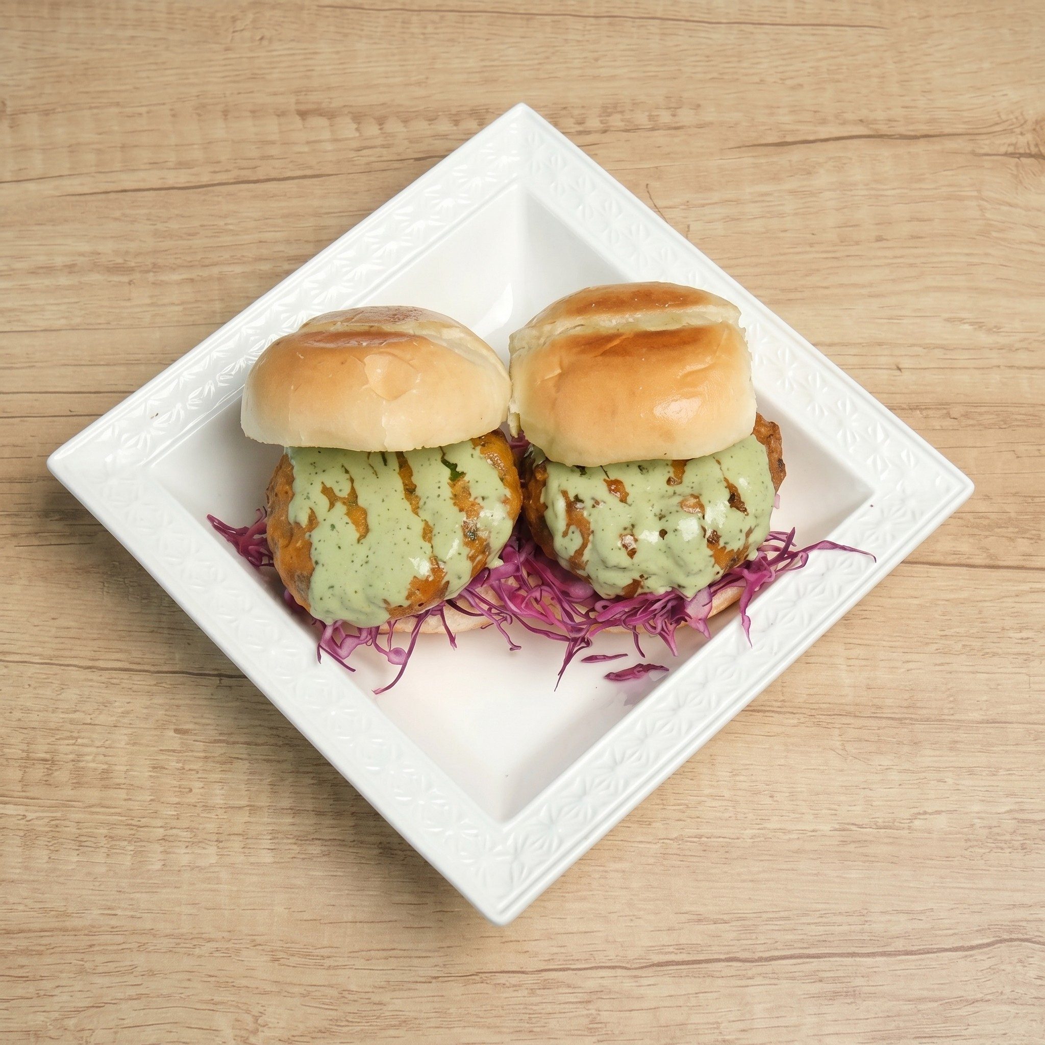 Chicken Bun Kabab.