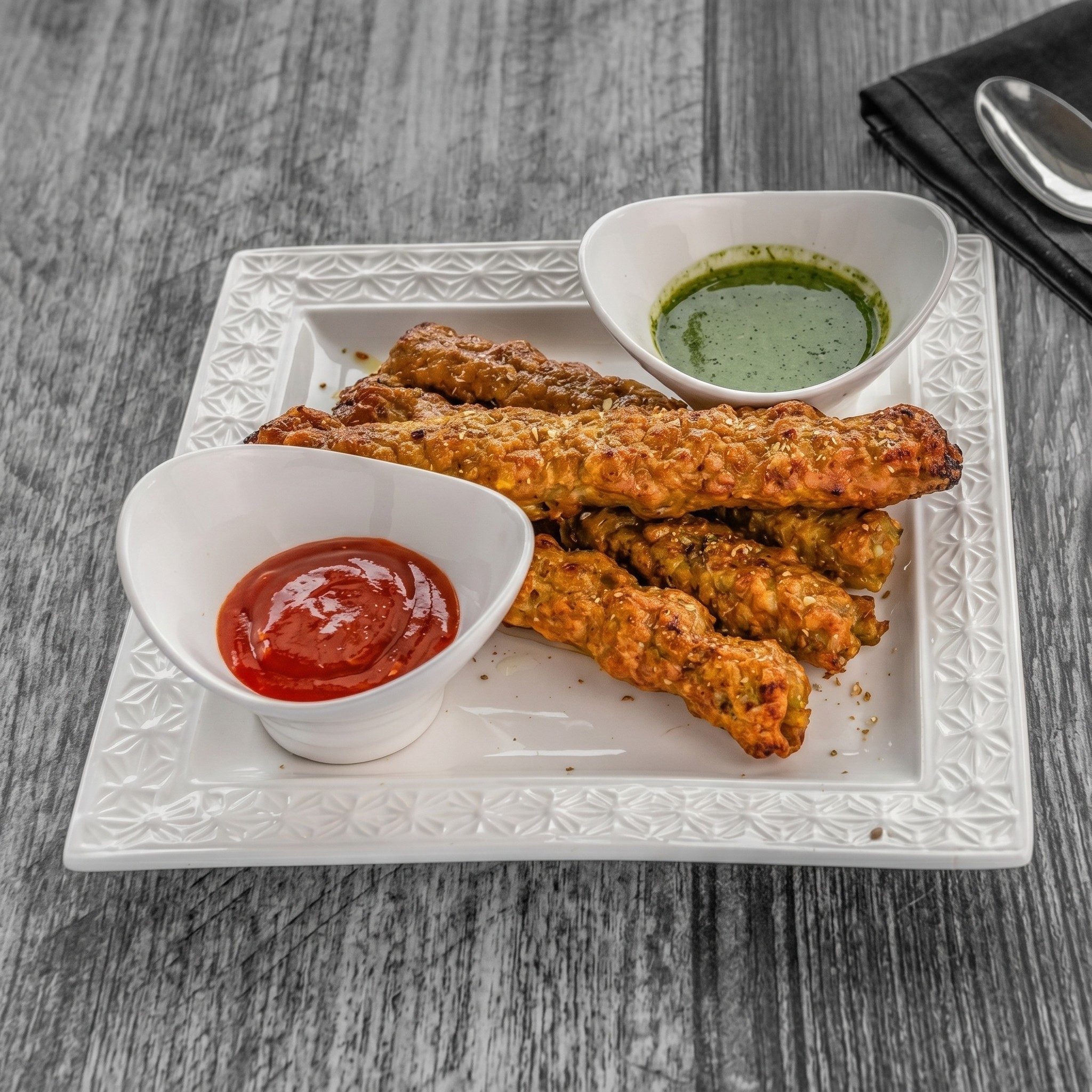 Chicken Seekh Kabab.