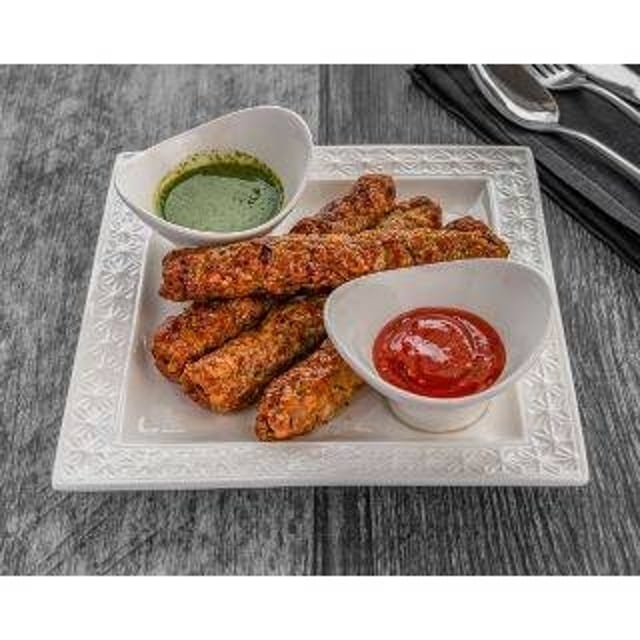 Lamb Seekh Kabab Tray.
