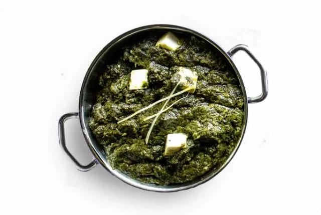 Palak Paneer Tray.